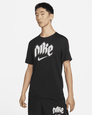 ★ Nike★ Miler Run Energy Dry Fit Short Sleeve Running Top Nike Mens Miler Run Energy Dri-FIT Running Short Sleeve T
